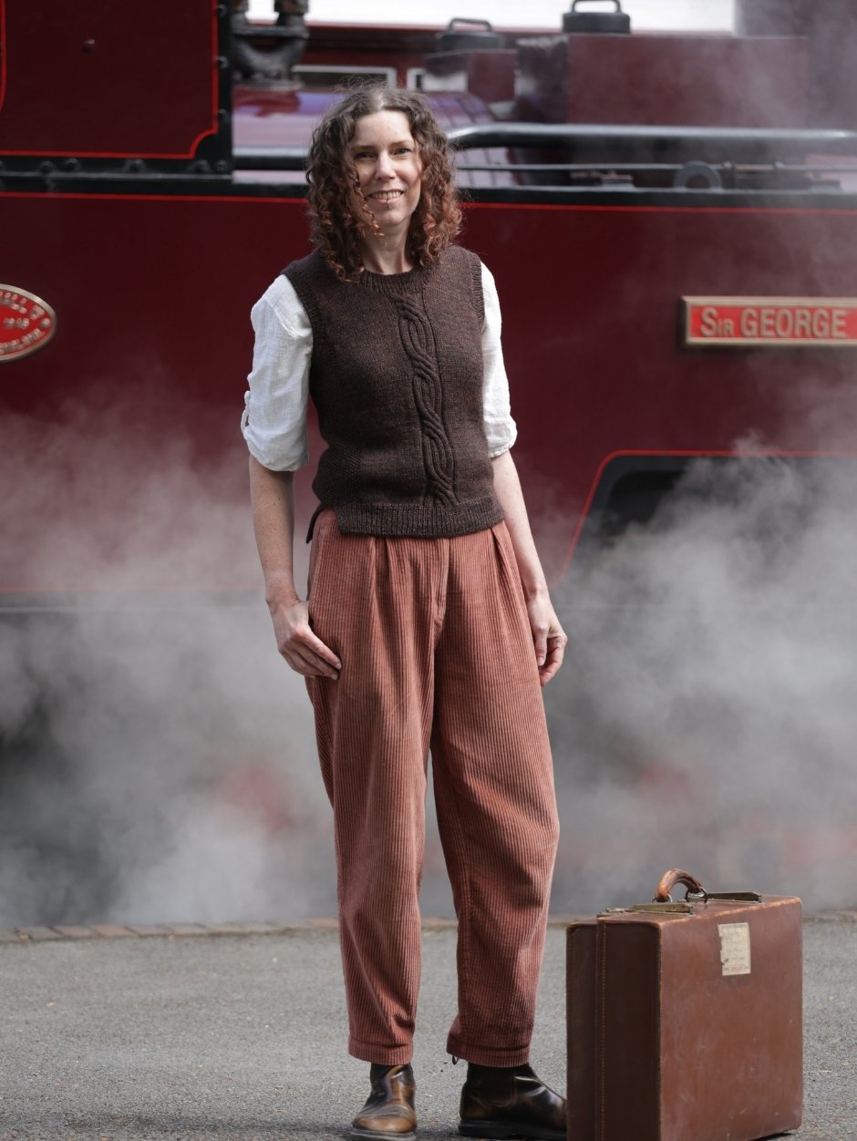 john-arbon-annual-six-flying-scotsman-vest-kit-tricot-gilet-dk image 4