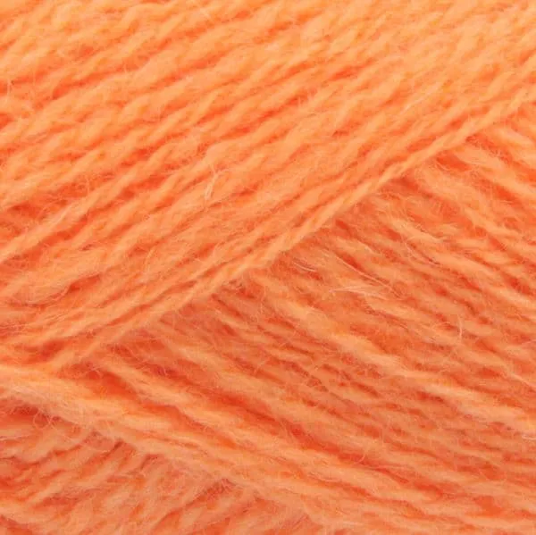 Jamieson's of Shetland Spindrift 308 Tangerine laine 25g orange