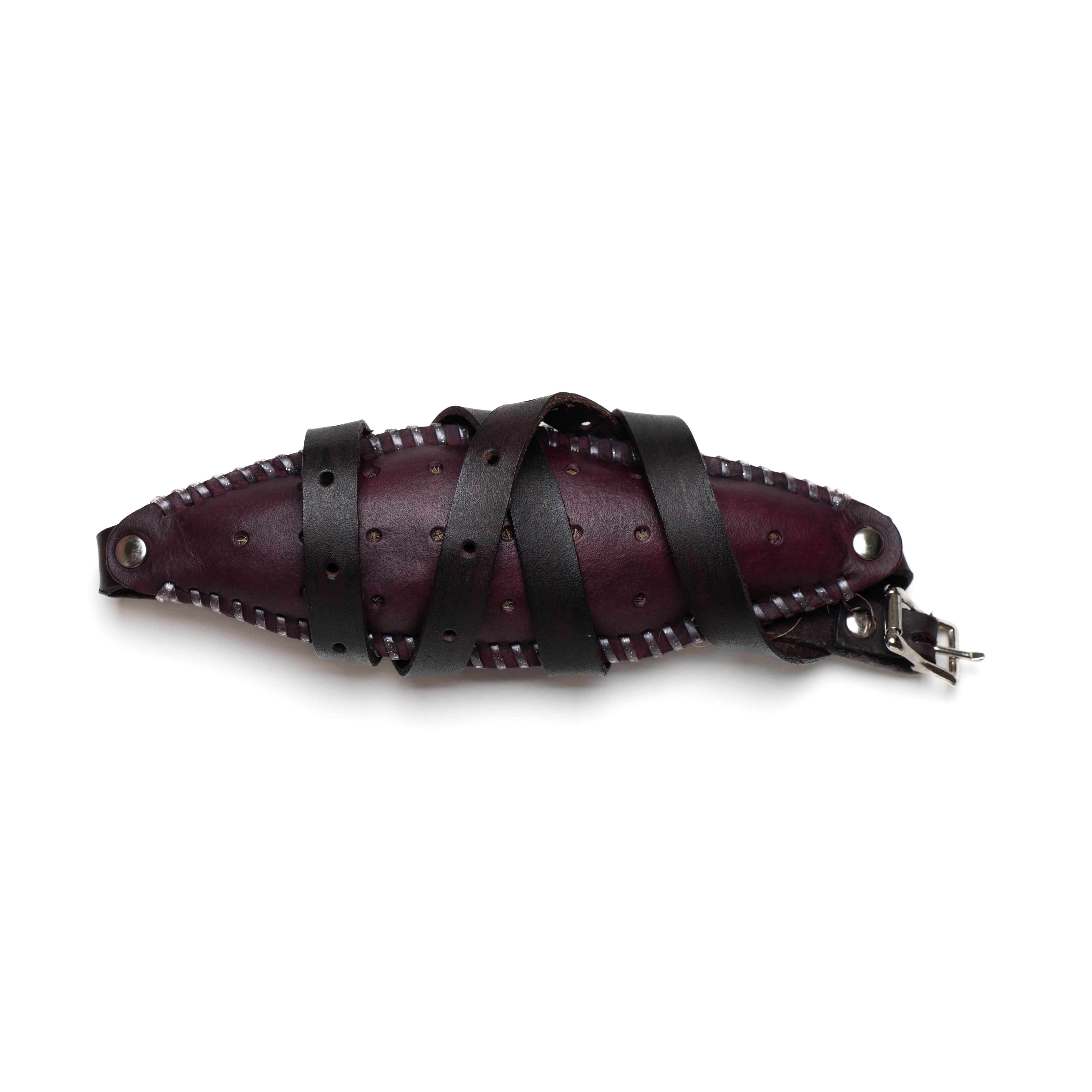 jamieson-s-of-shetland-knitting-belt-ceinture-tricoter-cuir image 5