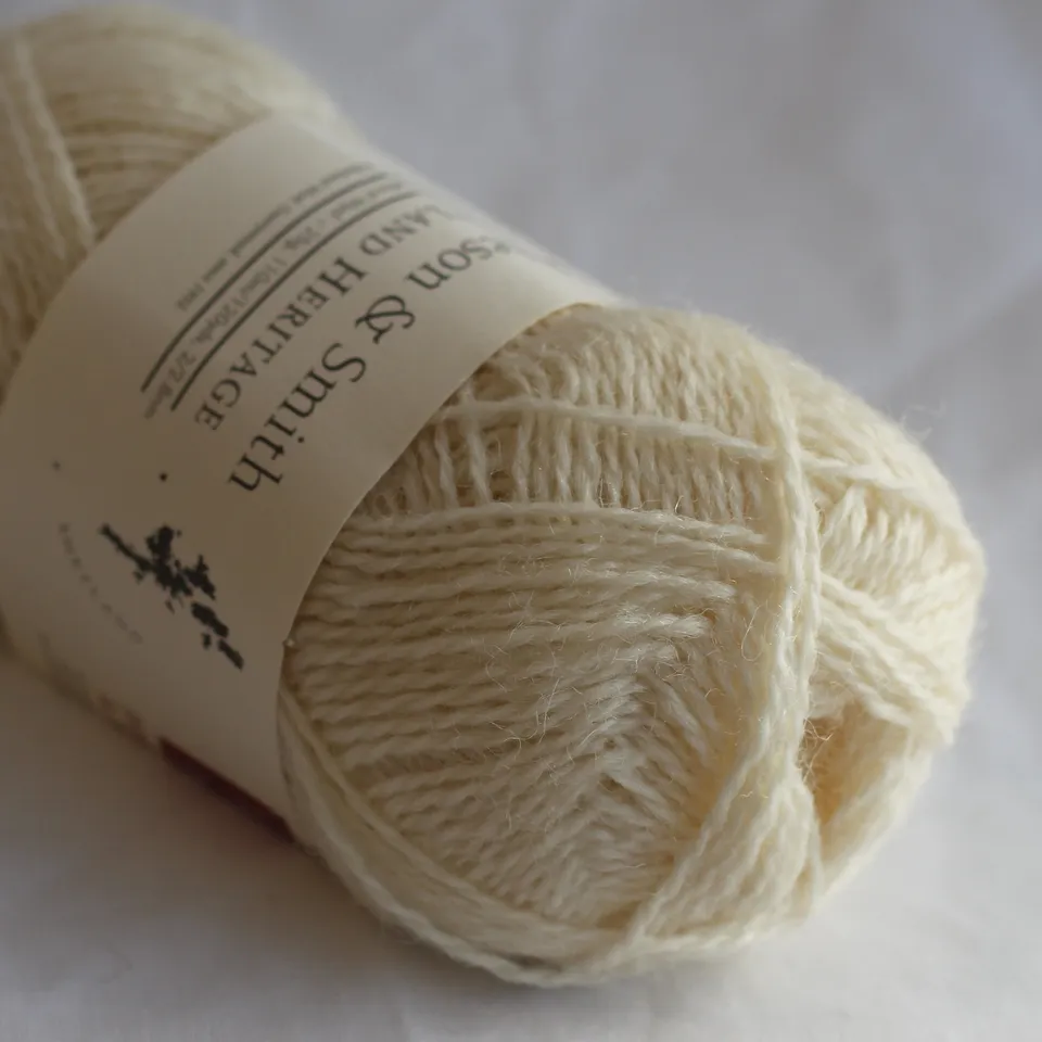 jamieson-smith-shetland-heritage-fil-blanc-naturel-25g image 1