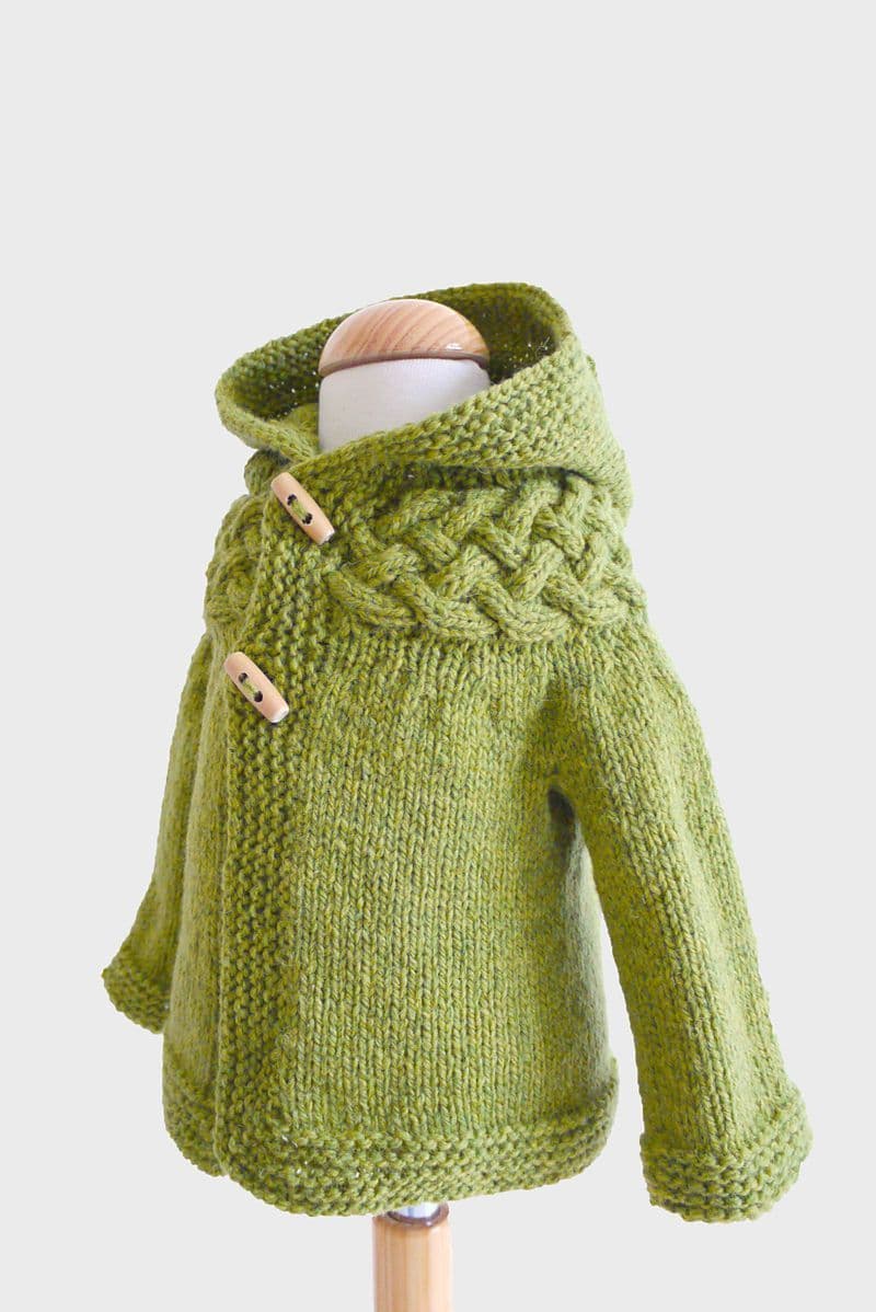 jamieson-s-cable-yoke-jacket-patron-tricot-enfant image 5