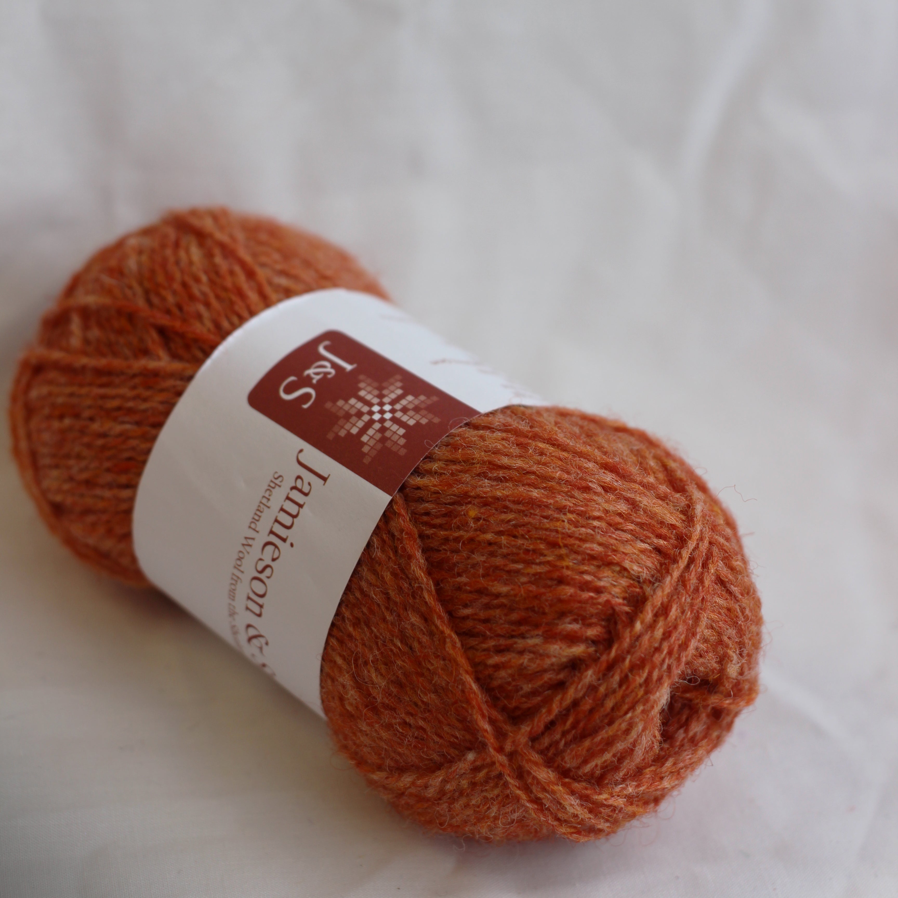 jamieson-smith-2ply-jumper-weight-fc7-salmon-orange-25g image 1