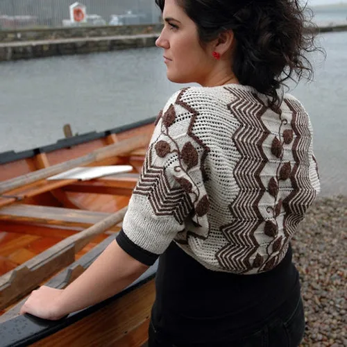 jamieson-smith-paper-patterns-leafy-shrug-patron-tricot-dentelle image 1