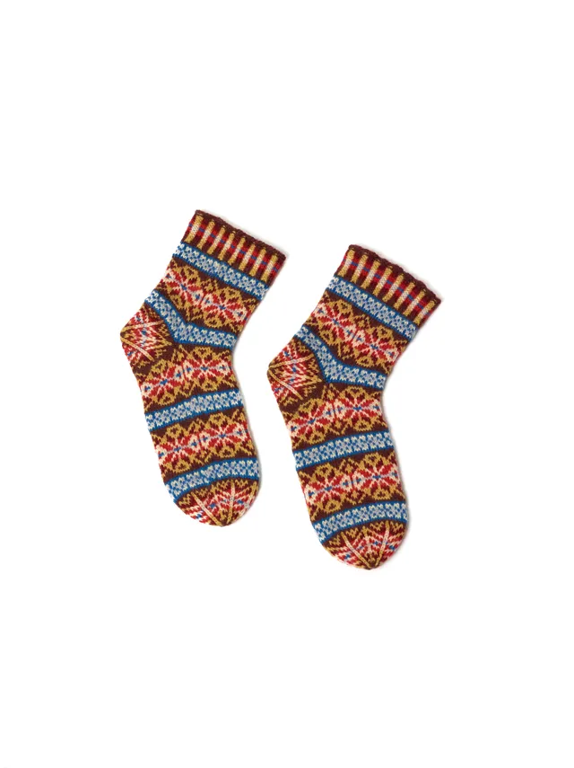jamieson-smith-houss-socks-patron-chaussettes-fair-isle-papier image 1