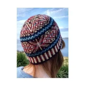 jamieson-smith-skaw-hat-patron-bonnet-fair-isle image 1