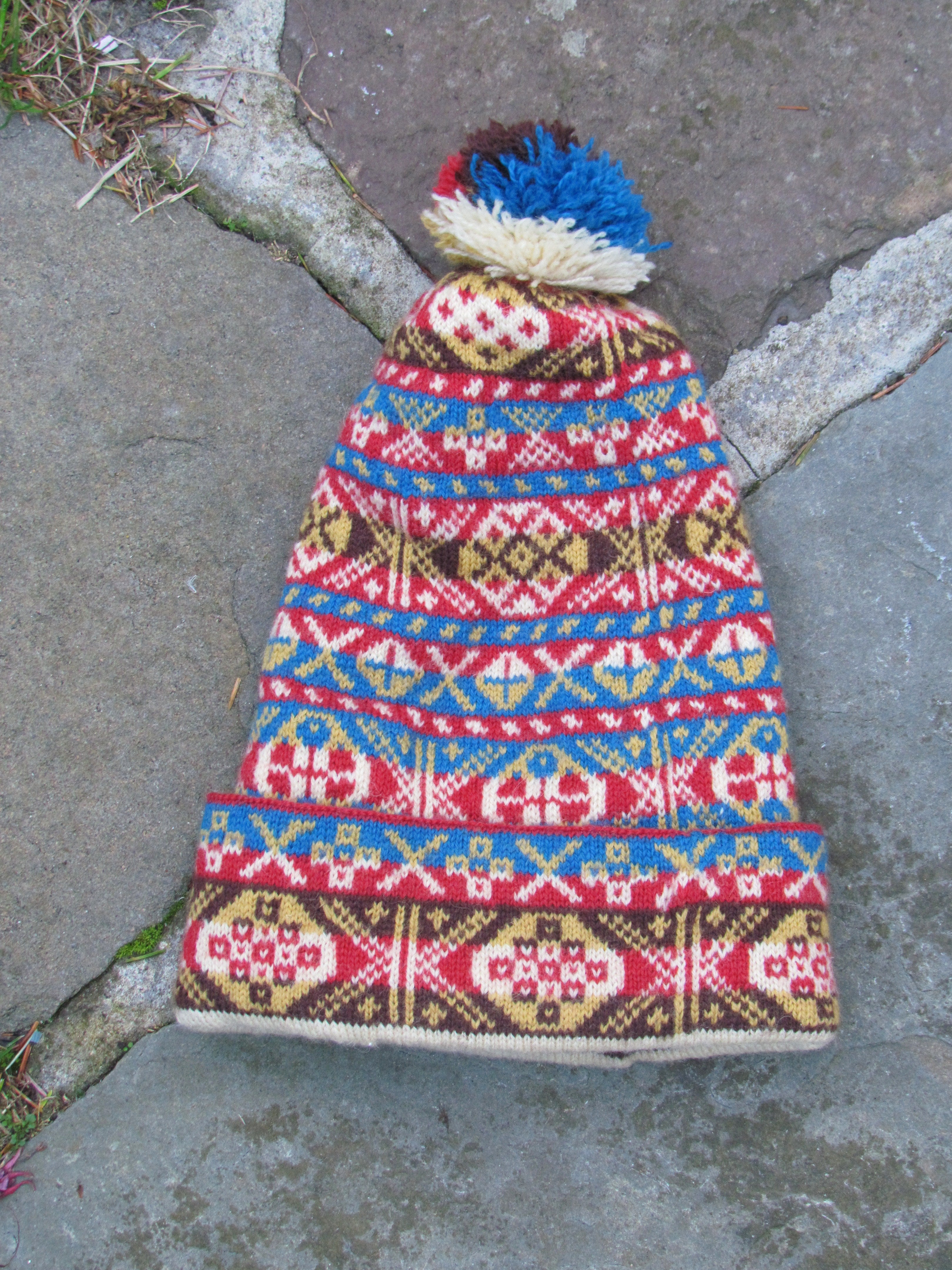 jamieson-smith-patron-bonnet-fair-isle-cap-papier image 1