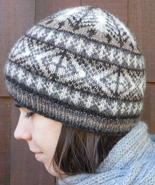 cascade-caps-janine-bajus-patron-bonnet-jacquard-pdf image 1