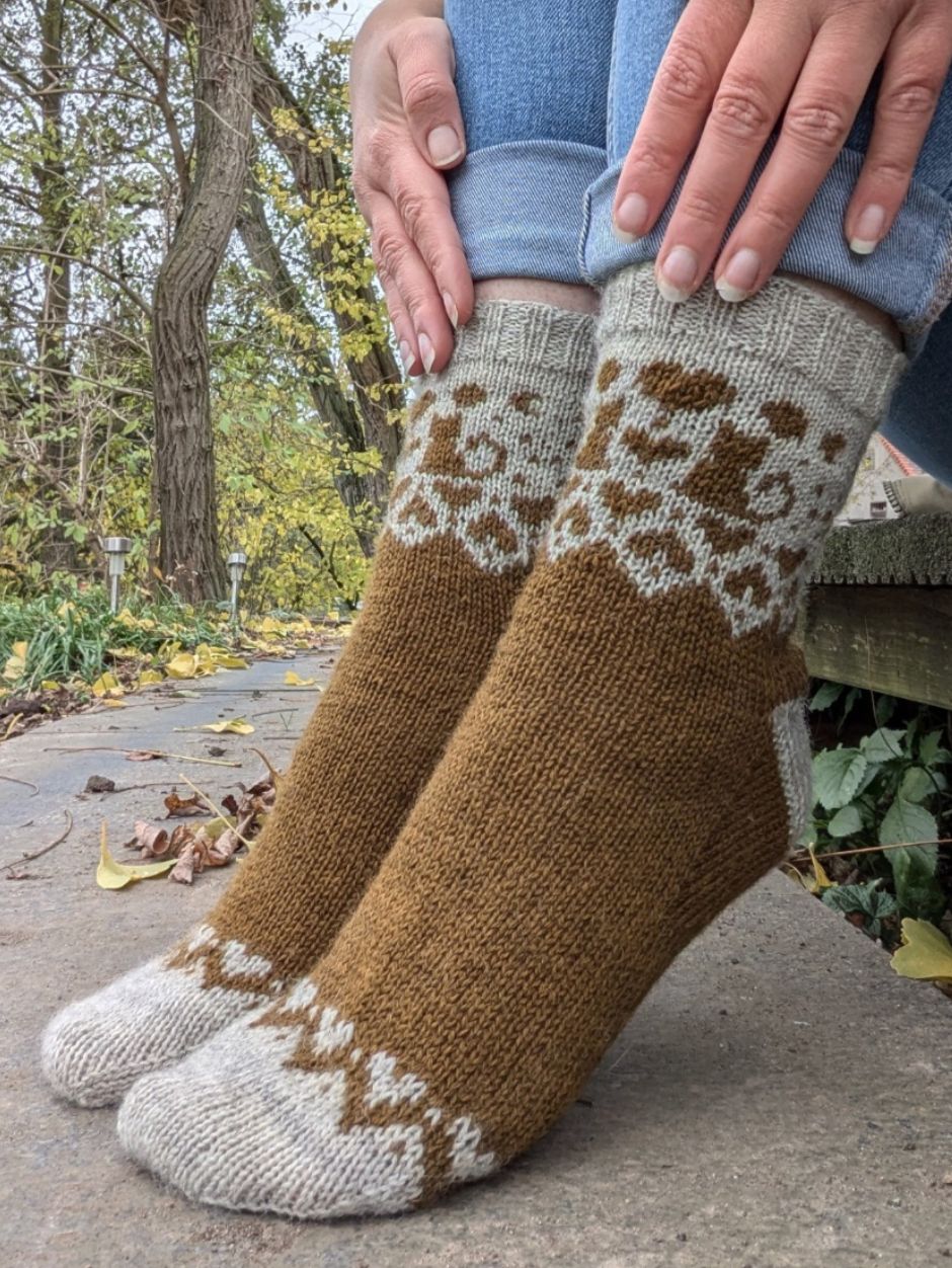 john-arbon-kits-cat-love-socks-kit-chaussettes-fuzzpig-mizzle image 1