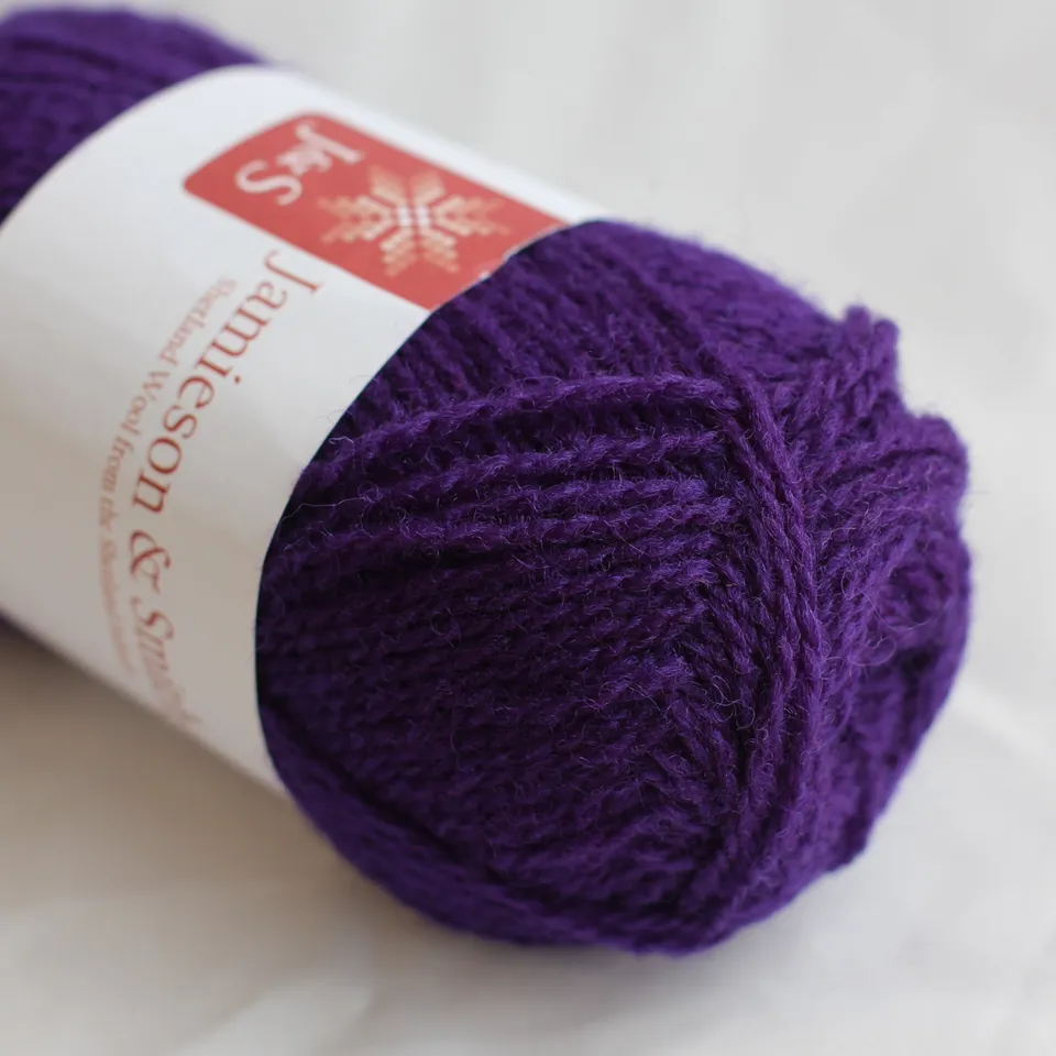 jamieson-smith-2ply-jumper-weight-laine-violet-20-25g image 1