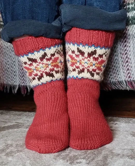 jamieson-smith-kits-madder-socks-kit-chaussettes-jacquard image 1