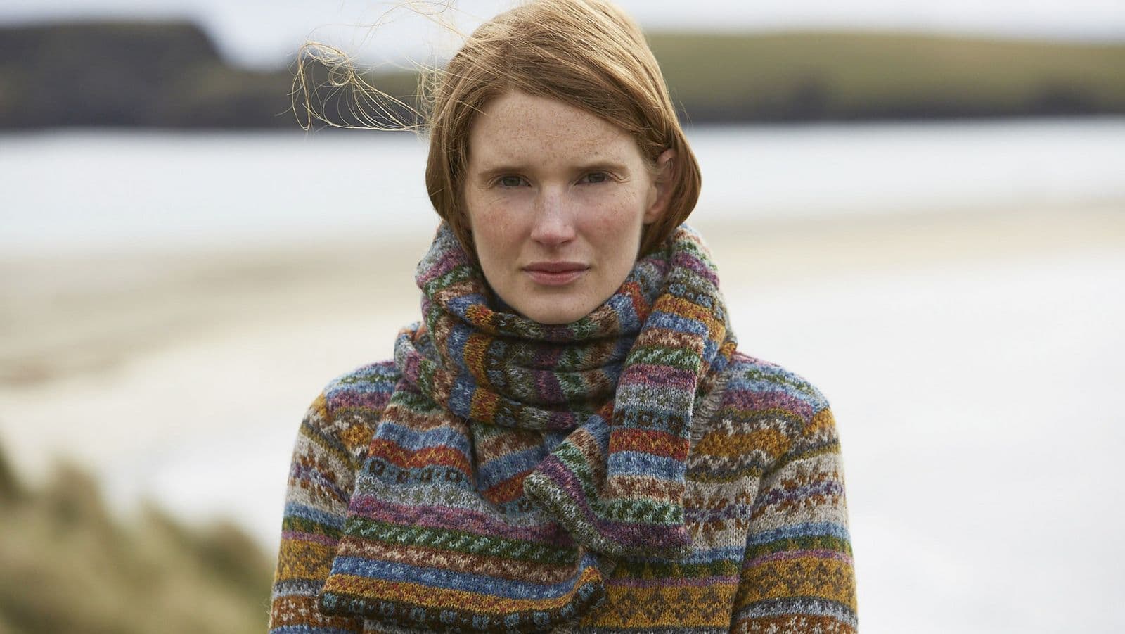 jamieson-s-of-shetland-fetlar-scarf-patron-charpe-jacquard image 2