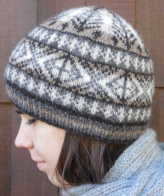 cascade-caps-janine-bajus-patron-bonnet-jacquard-pdf image 1