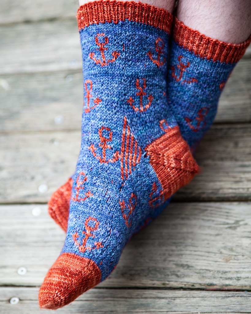 christallk-modeles-anchor-socks-patron-chaussettes-jacquard-toe-up image 3