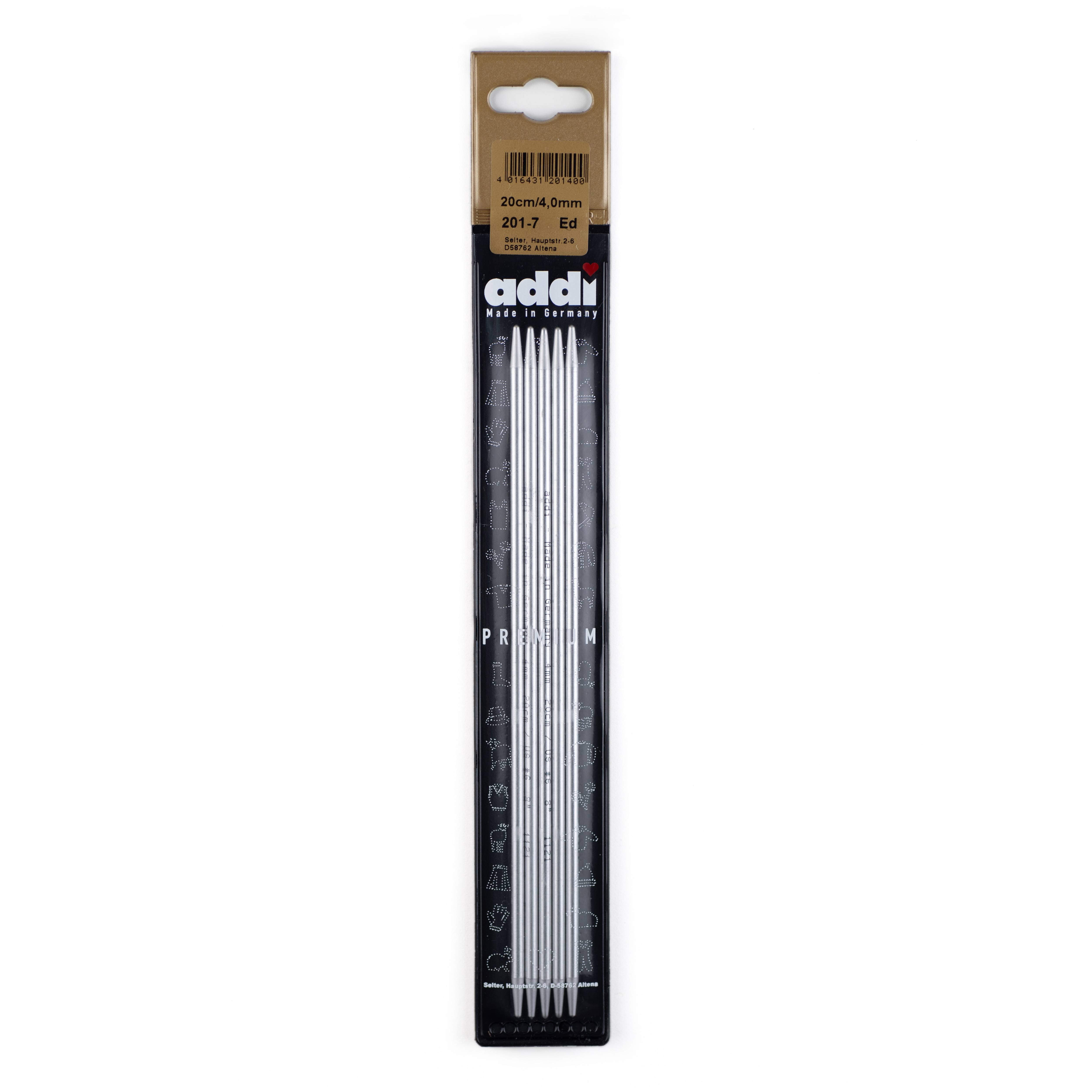 addi-dpn-20cm-aiguilles-double-pointe-aluminium-jeu-de-5 image 2