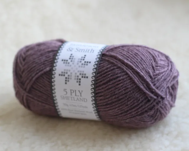 jamieson-smith-5ply-lavender-twilight-laine-sport-50g image 1
