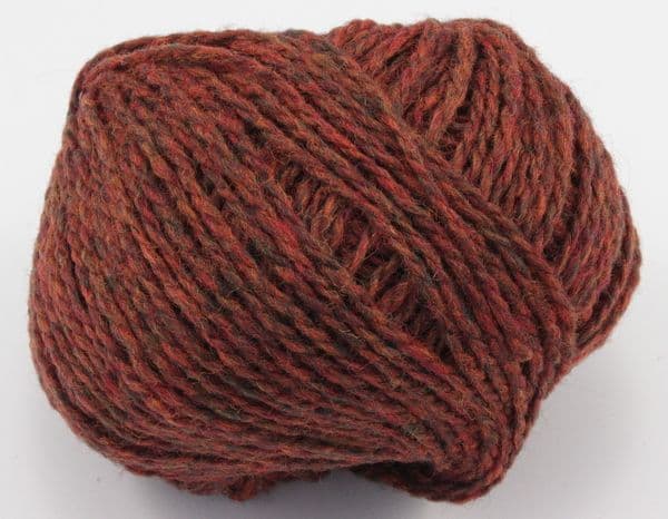 jamieson-s-heather-aran-199-copper-beech-laine-50g-torsades image 2