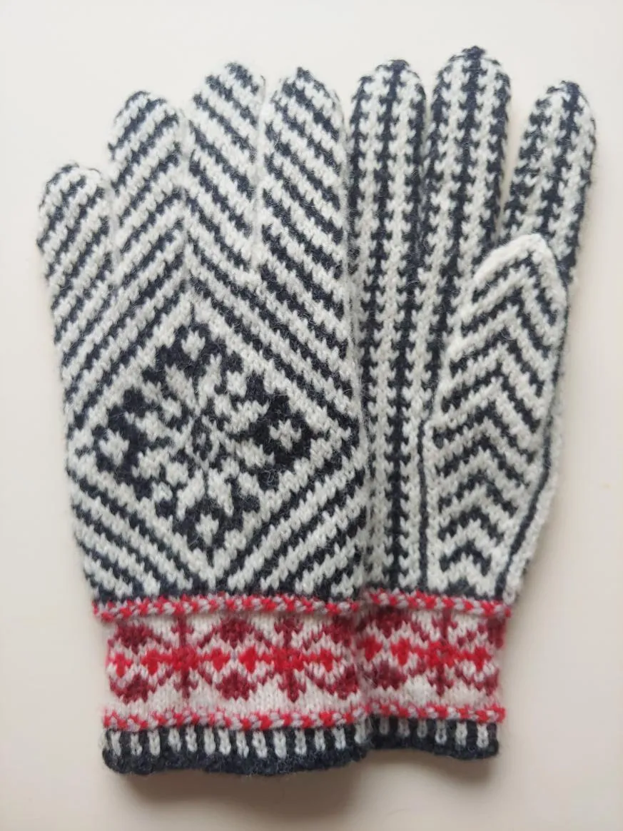 jamieson-smith-kits-humbug-gloves-kit-gants-fair-isle image 1