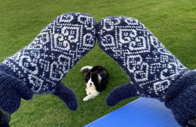 jamieson-s-smooriken-mittens-mandy-moore-patron-moufles-jacquard image 1