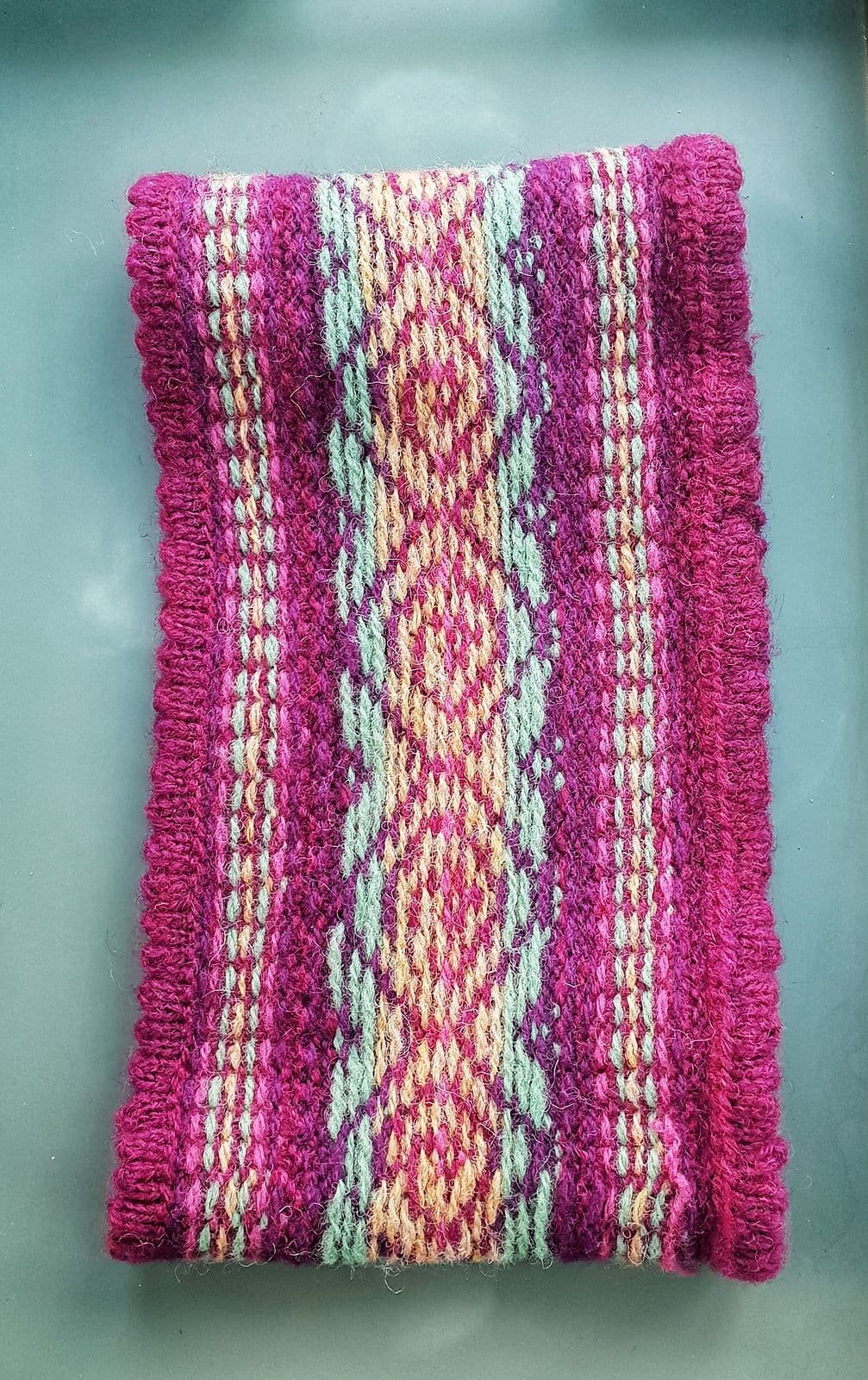 clickimin-cowl-janette-budge-patron-tricot-snood-fair-isle image 4