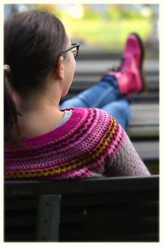 damejakka-loppa-ann-myhre-patron-cardigan-jacquard image 1
