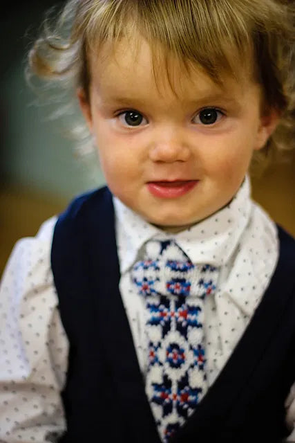 jamieson-smith-bairns-tie-patron-cravate-enfant-fair-isle image 2