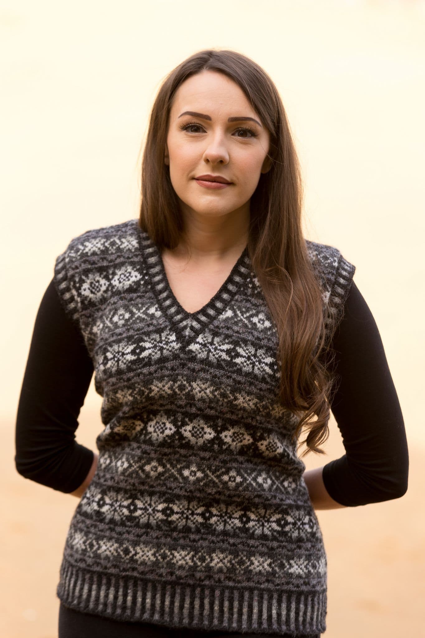 jamieson-s-hevda-patron-tricot-pull-jacquard image 3
