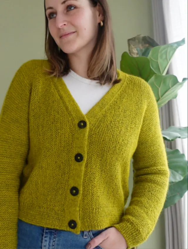 john-arbon-midland-cardigan-kit-laura-penrose-gilet-golden-knob image 1